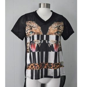 Mesh Jersy Tee Tshirt Tigers Wild Beach Party
